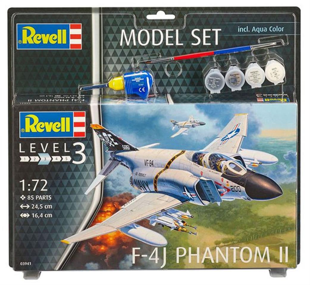 Revell 1/72 63941 F-4J Phantom US Navy Gift Set