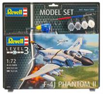 Revell 1/72 F-4J Phantom US Navy Gift Set 63941Length 245mmNumber of Parts 85Wingspan 164mm