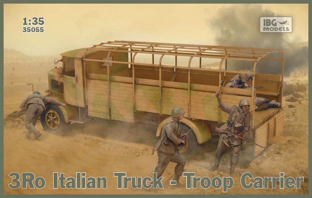 IBG Models 1/35 35055 4Ro Italian Truck Troop carrier Kit