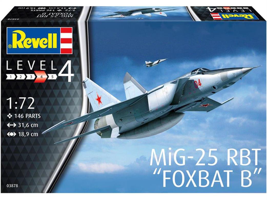 Revell 1/72 03878 Soviet Mig-25 RBT Foxbat B Aircraft Kit