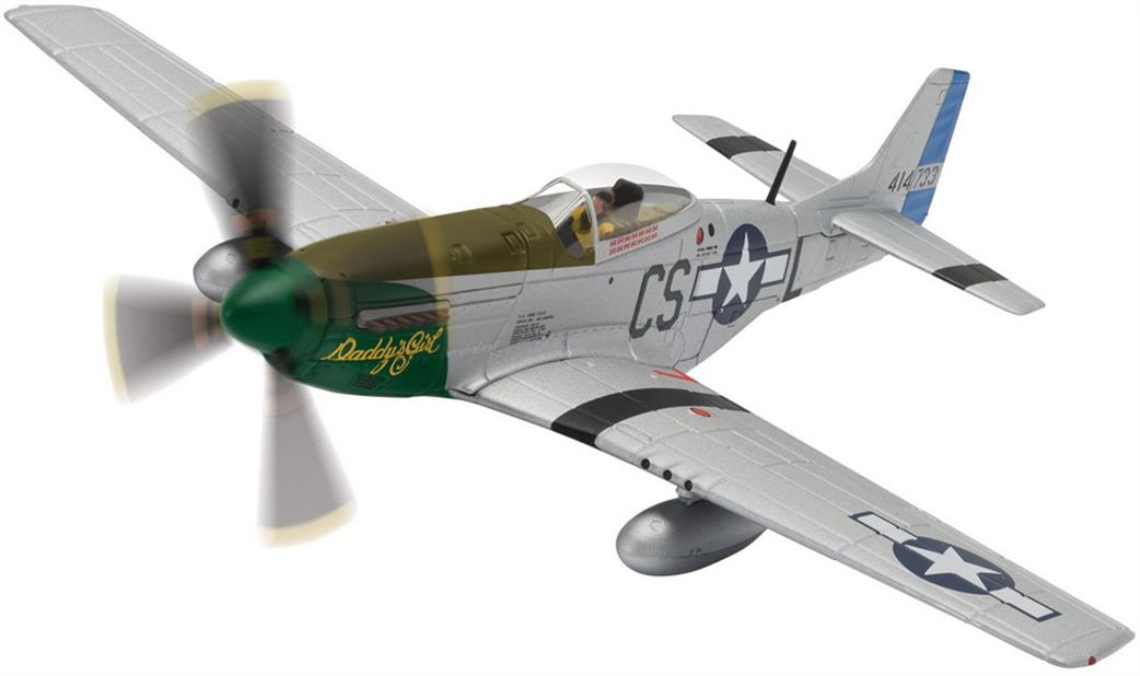 Corgi 1/72 AA27704 North American Mustang P-51D Daddys Girl Captain Ray Wetmore Aircraft Model