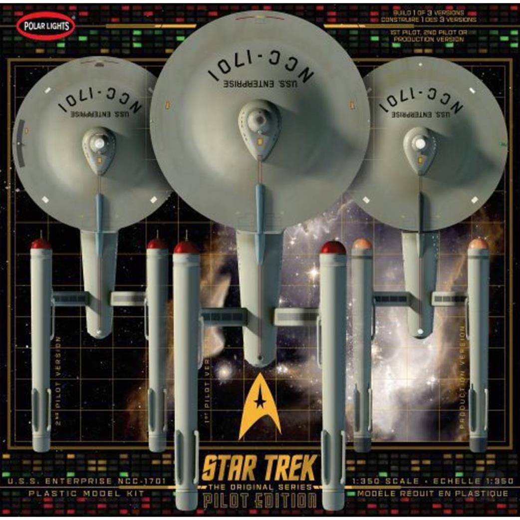 Polar Lights 1/350 POL993M Star Trek The Orginial Series USS Enterprise Kit Pilot Episode