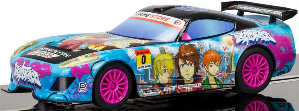 Scalextric 1/32 C3838 Team GT Lightning Sunrise Anime Slot Car Model