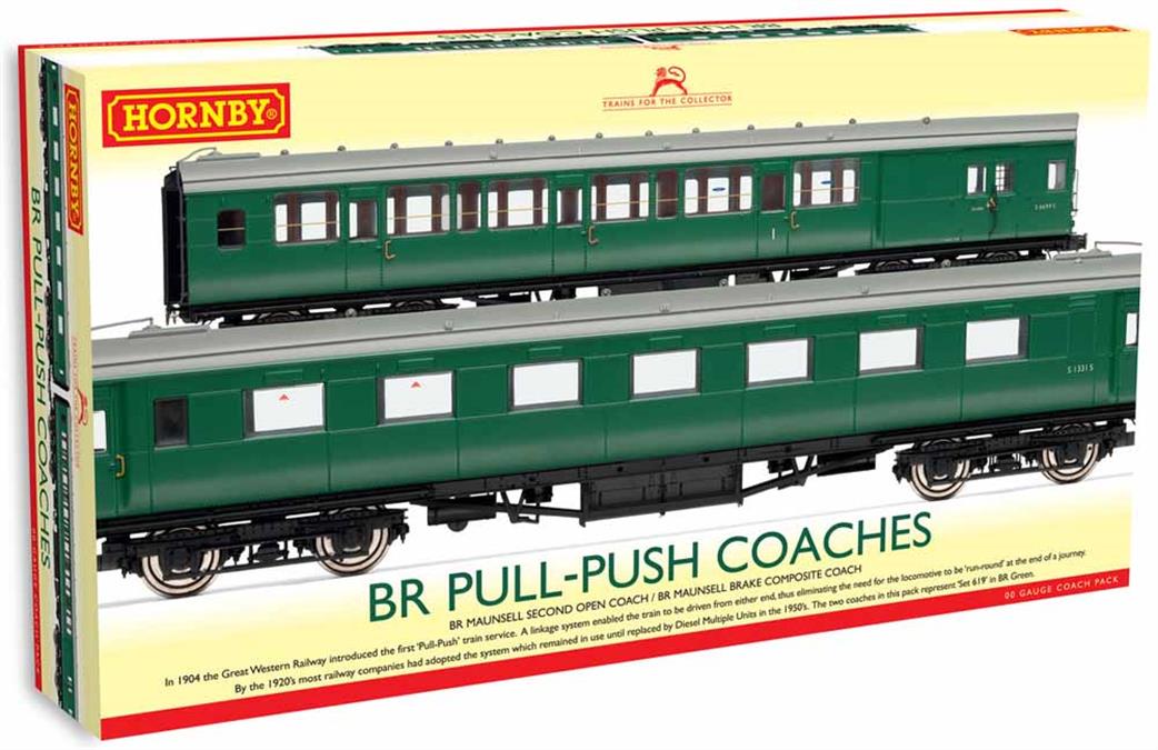 Hornby OO R4534E BR(S) Maunsell Push-Pull 2 Car Set 601