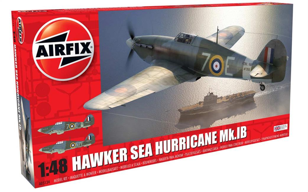 Airfix 1/48 A05134 Hawker Sea Hurricane MK1B Fighter Kit