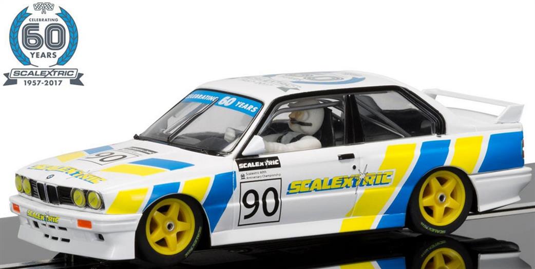 Scalextric 1/32 C3829A Scalextric 60th Anniversary Collection Car No.3 - 1990s, BMW E30 M3