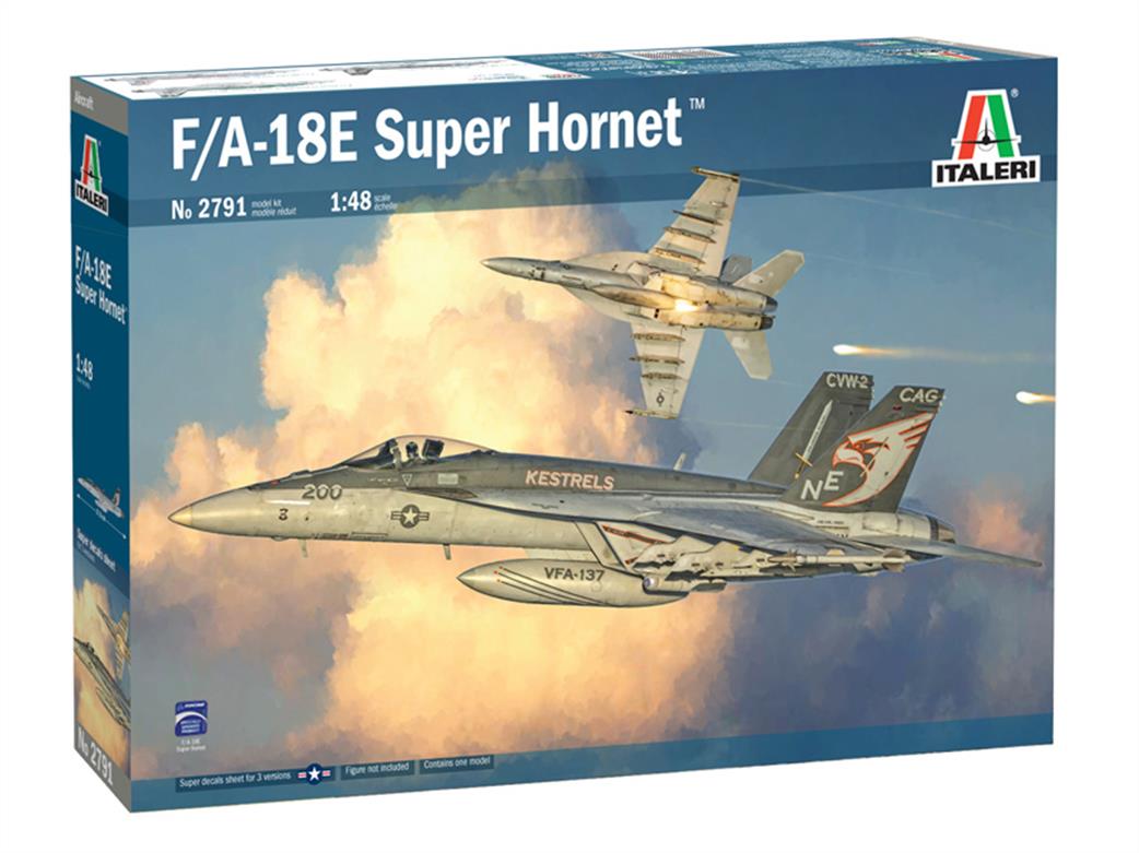 Italeri 2791 F/A18E Super Hornet US Navy Fighter Kit 1/48