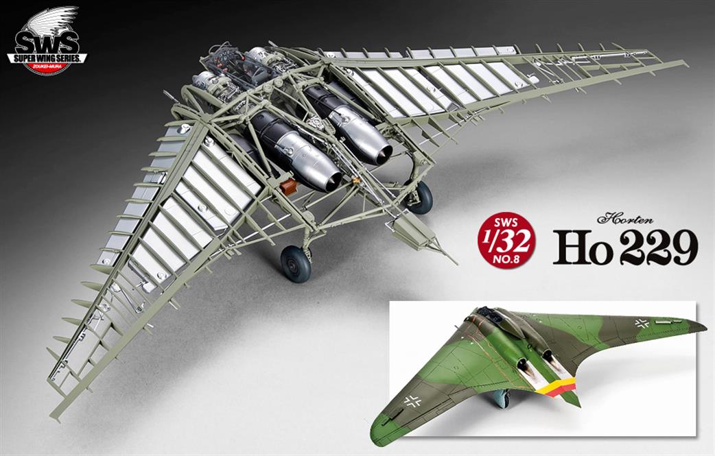 Zoukei-mura 1/32 No.8 Horton Ho 229 Super Wing Series kit