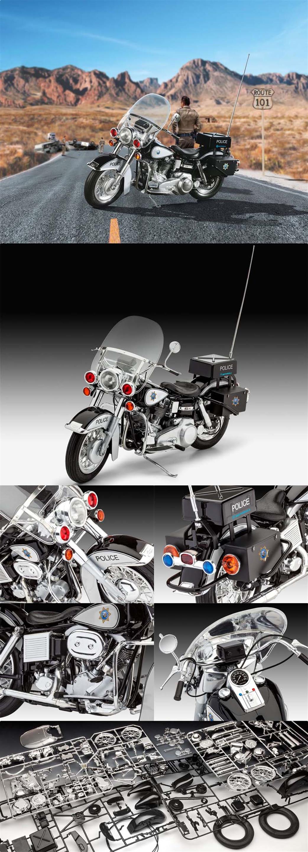 Revell 1/9 07915 US Police Motorbike Kit