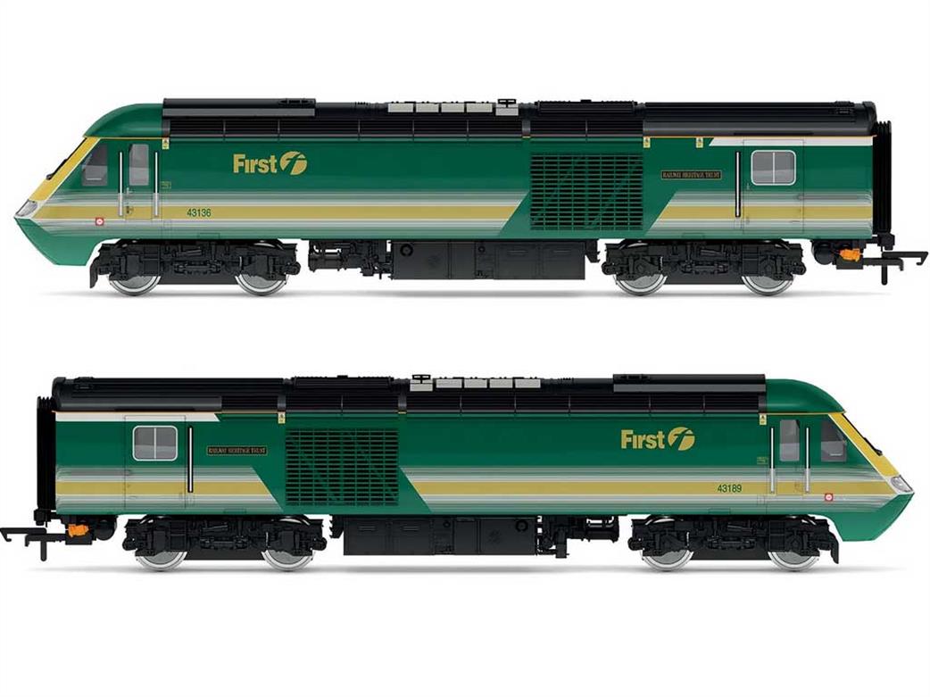 Hornby OO R30096 First Great Western HST Class 43 Power Car Pack
