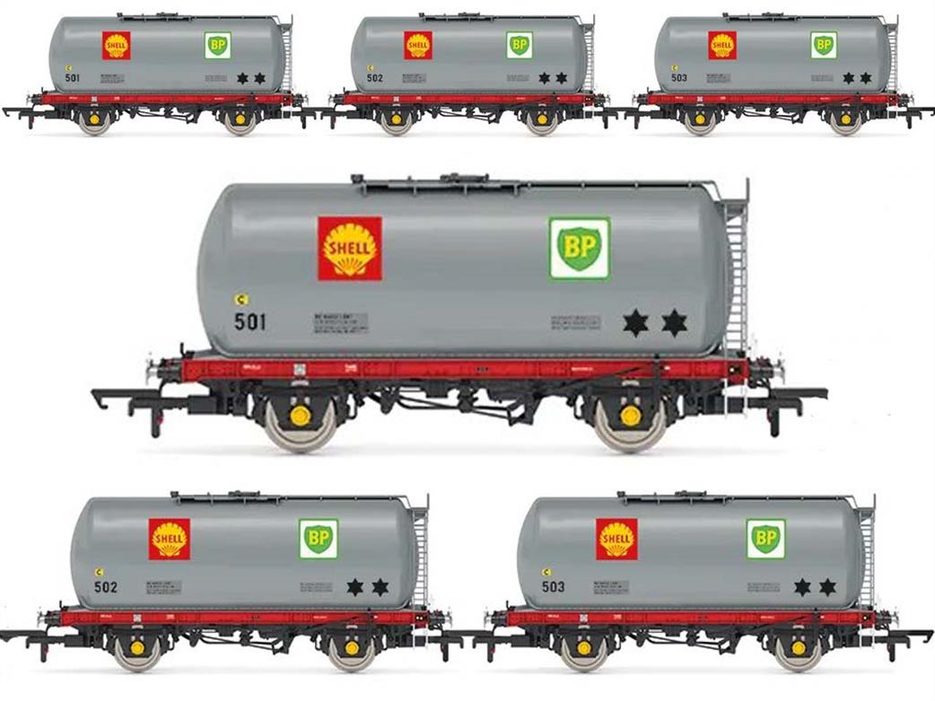 Hornby R60260 Shell-Mex BP TTA Oil Tank Wagoin Triple Pack OO