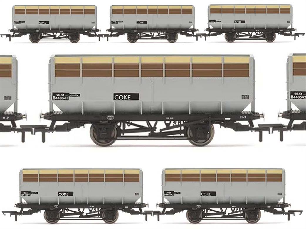 Hornby OO R60255 BR 20 Ton Coke Hopper Wagons Triple Pack