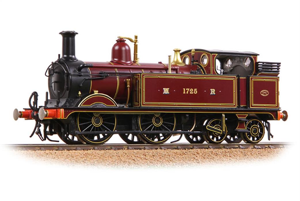 Bachmann OO 31-740A MR 1725 1532 Class 1P 0-4-4T Midland Railway Crimson Loco