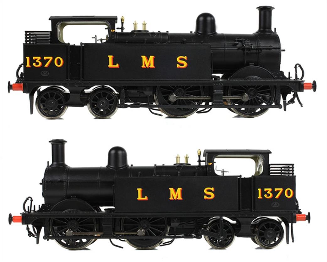 Bachmann OO 31-741A MR 1532 Class 1P 0-4-4T 1370 LMS Black