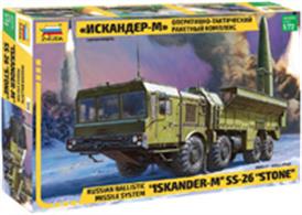 Zvezda 5028 1/72 Scale Russian Iskander-M Ballistic Missile LauncherDimensions - Length 183mm.The kit contains over 240 parts and includes full instructionsGlue and paints are required