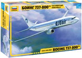 Zvezda 7019 1/144th Boeing 737-800 Airliner Kit 7019Number of Parts 109  Length 274mm