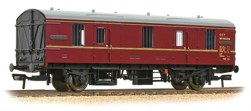 Bachmann OO 39-550 BR Mk1 CCT 4-wheel Covered Carriage Truck and Parcels Van BR Maroon