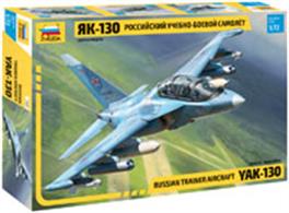 Zvezda 7307 1/72nd Russian YAK-130 Kit Number of Parts 176 Length 160mm 