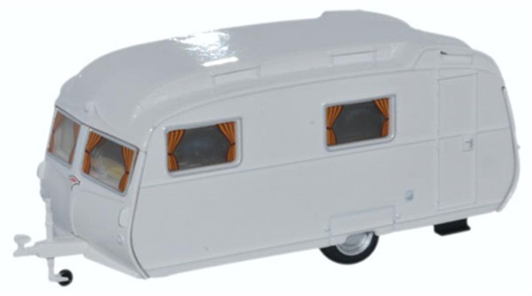 Oxford Diecast 1/76 76CC002 Carlight Continental Caravan Artic White