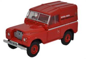 Oxford Diecast 1/76 Land Rover Series IIA SWB Hard Top Royal Mail (PO Recovery) 76LR2AS001