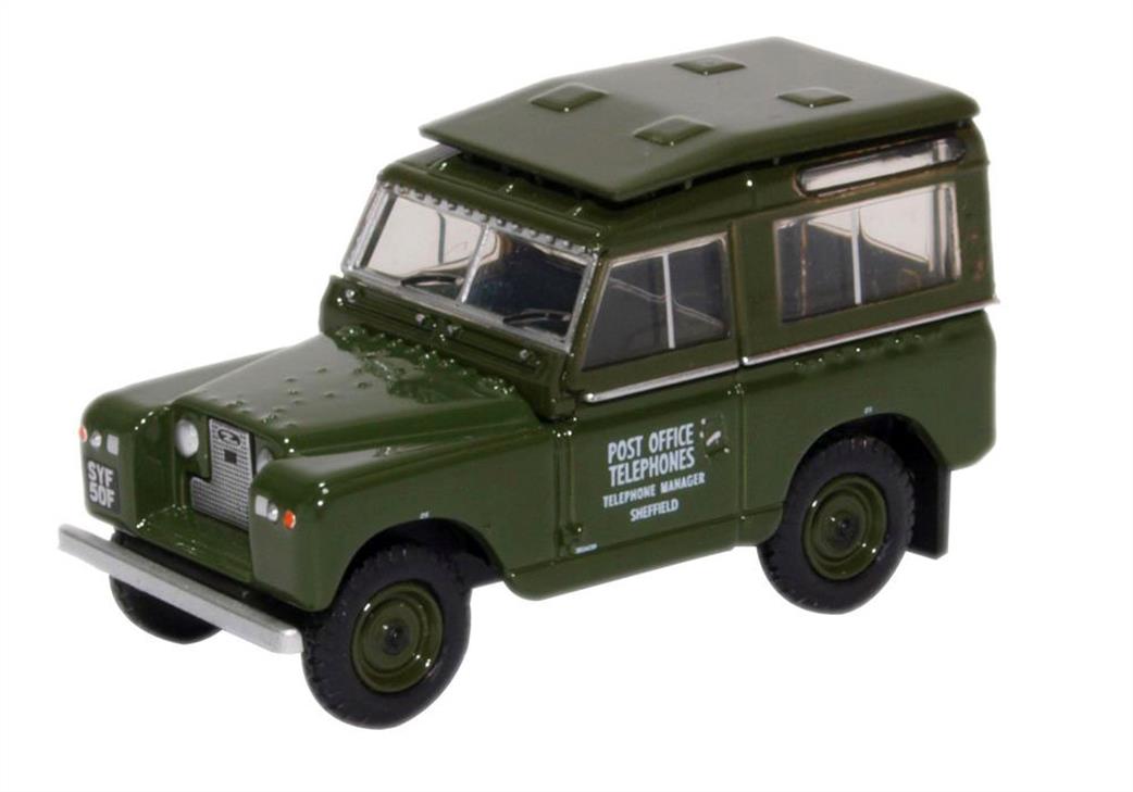 Oxford Diecast 1/76 76LR2S003 Land Rover Series II SWB Hard Top Post Office Telephones