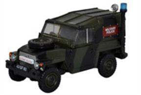 Oxford Diecast 1/76 Land Rover 1/2 Ton Lightweight Military Police 76LRL002