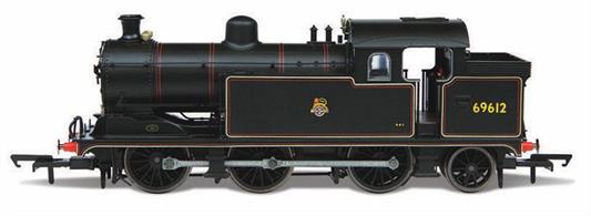Oxford Rail model of British Railways ex-LNER N7 class 0-6-2 suburban passenger tank engine number 69612 finished in lined black livery with early lion over wheel emblem.