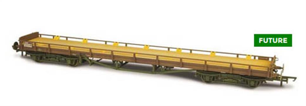 Oxford Rail OO OR76CAR002B  BR FVV Bogie Carflat Diagram 1/088 Bauxite Weathered B745893