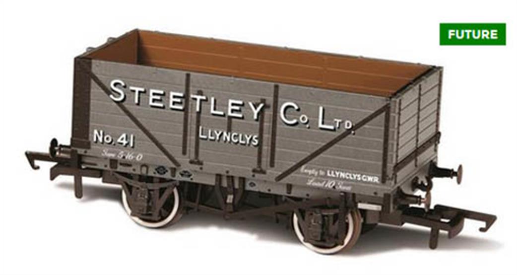 Oxford Rail OO OR76MW7024 Steetley and Co Llynclys 7 Plank Wagon
