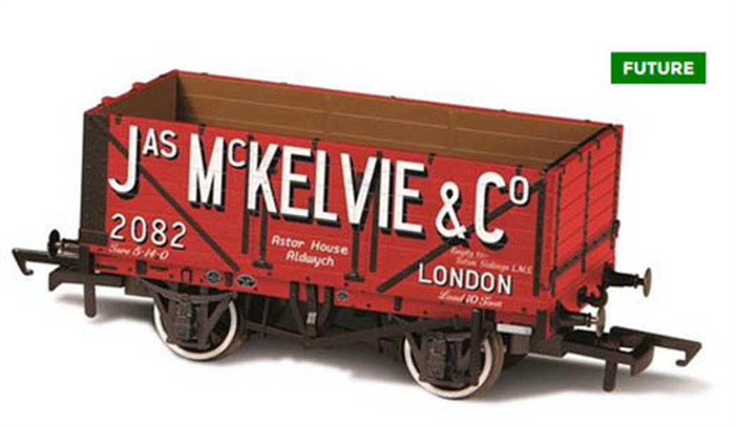 Oxford Rail OO OR76MW7026 Jas McKelvie London No. 2082 7 Plank Wagon