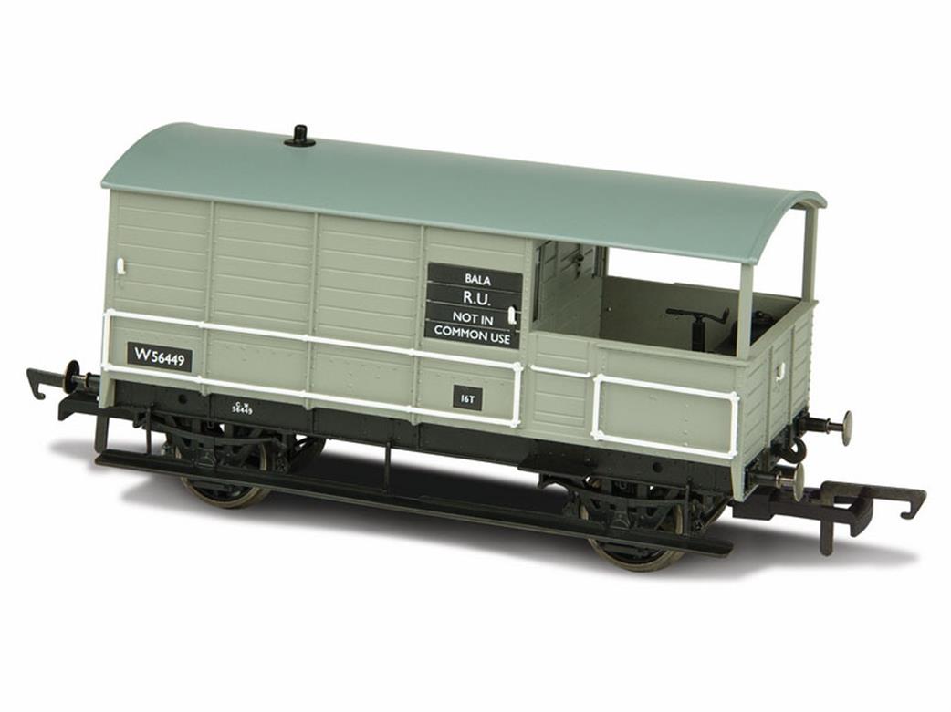 Oxford Rail OO OR76TOB004 BR Toad 4 Wheel Brake Van Bala No.56449