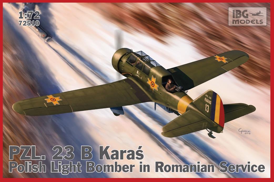 IBG Models 72510 PZL.23 B Karas Light Bomber Romanian Service 1/72