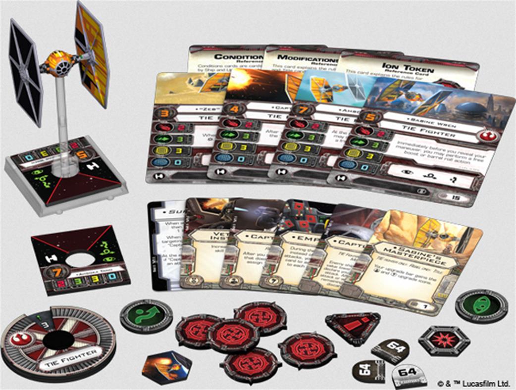 Fantasy Flight Games  SWX59 Sabine's TIE Fighter Expansion Pack from Star Wars X-Wing