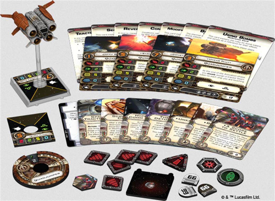 Fantasy Flight Games  SWX61 Quadjumper Expansion Pack from Star Wars X-Wing