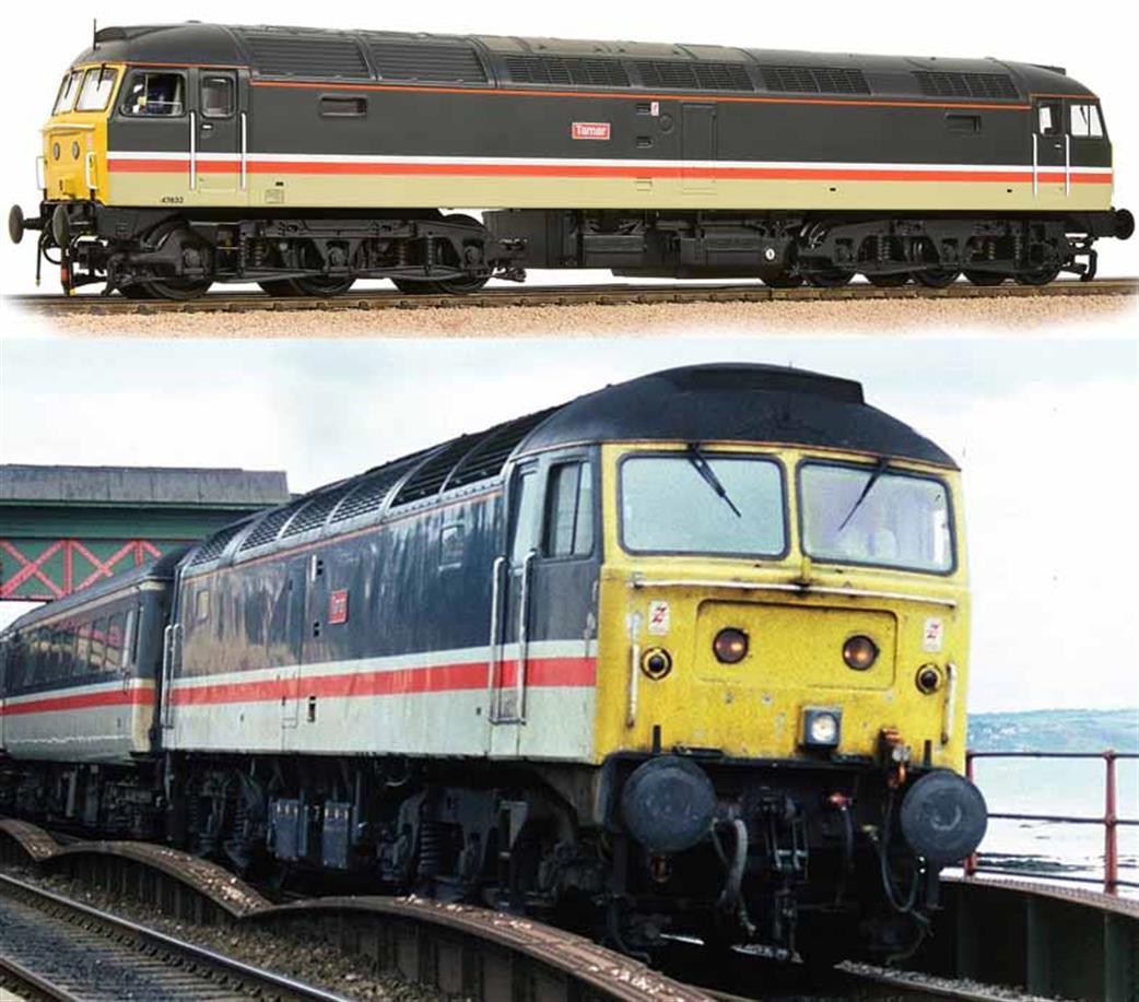 Bachmann OO 31-651DB BR InterCity 47832 Tamar Class 47 Locomotive Intercity Mainline Livery