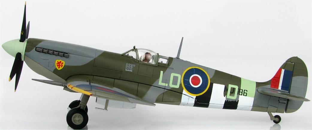 Hobby Master 1/48 HA8315 Spitfire Mk.IXc P/O Pierre Clostermann DFC WW2 Fighter Aircraft Model
