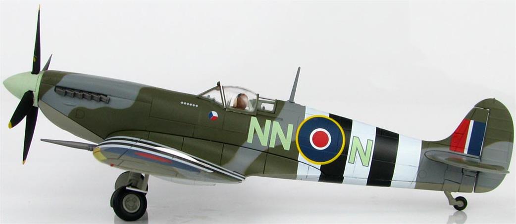 Hobby Master 1/48 HA8316 F/O Otto Smik Spitfire LF Mk IX.c MJ291, No. 310 Sqn. (Czech) June 1944