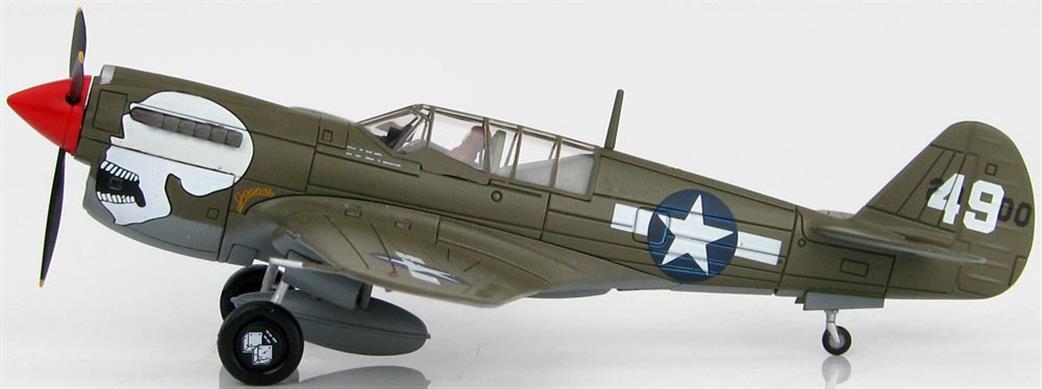 Hobby Master 1/72 HA5503 Curtiss P-40N Warhawk White 49 89th FS 80th FG Naggaghuli Base 1944