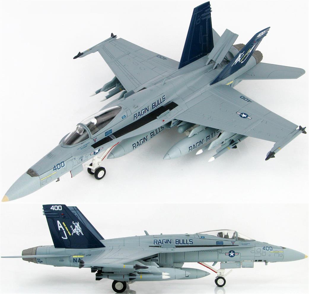 Hobby Master 1/72 HA3538 F/A-18C Hornet 165187/AJ 400, VFA-37 Ragin' Bulls, USS George H. W. Bush, 2016