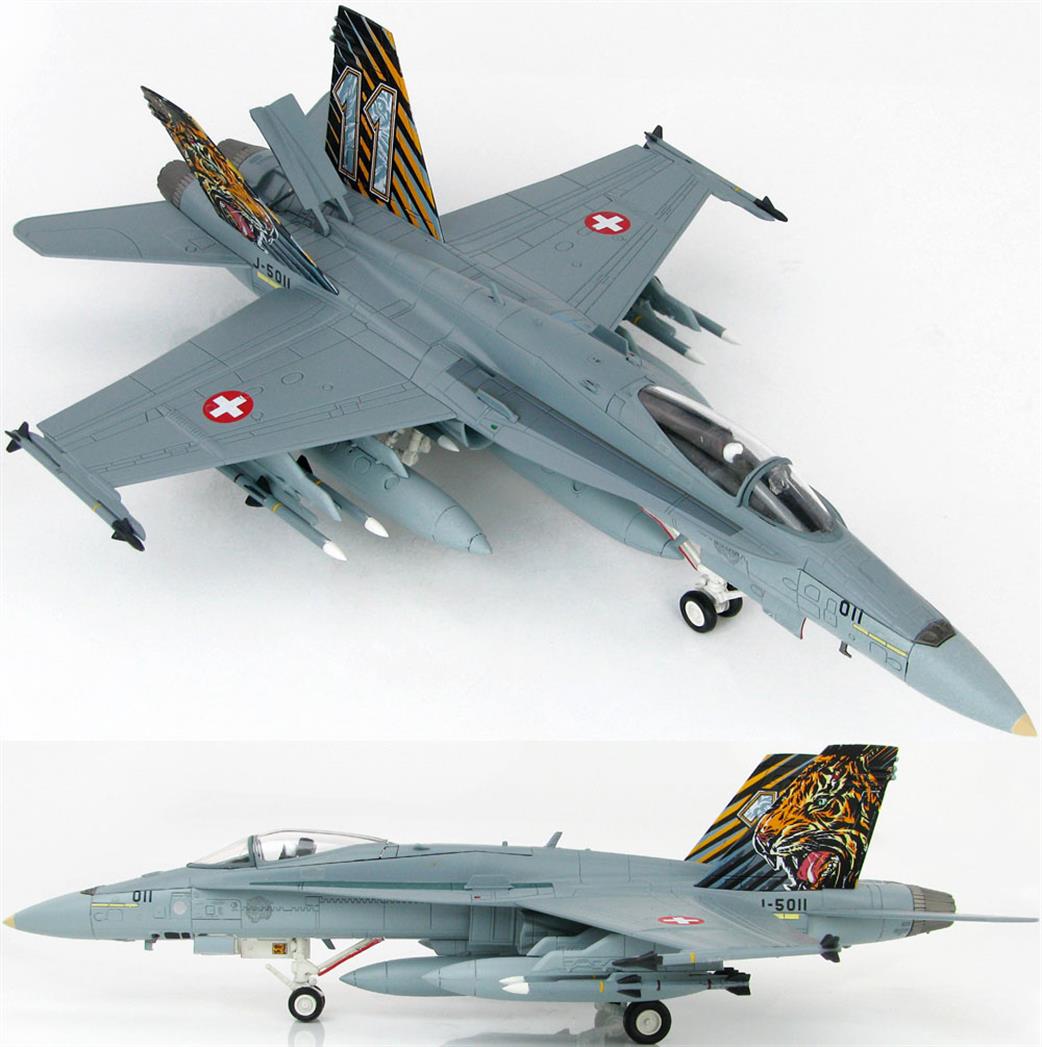 Hobby Master 1/72 HA3536 F/A-18C Hornet J-5011, Swiss Air Force, NATO Tiger Meet 2016
