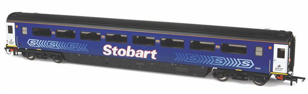 Oxford Rail OO OR763FO004 Stobart Rail Mk3a FO First Class Open Coach Stobart Blue Livery