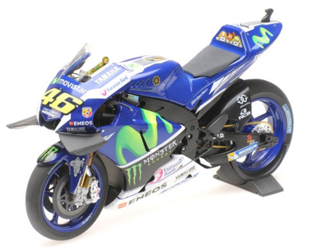 Minichamps 122 163146 Yamaha YZR-M1 Movistar Yamaha Valentino Rossi Winner Catalunya MotoGP 2016 1/12