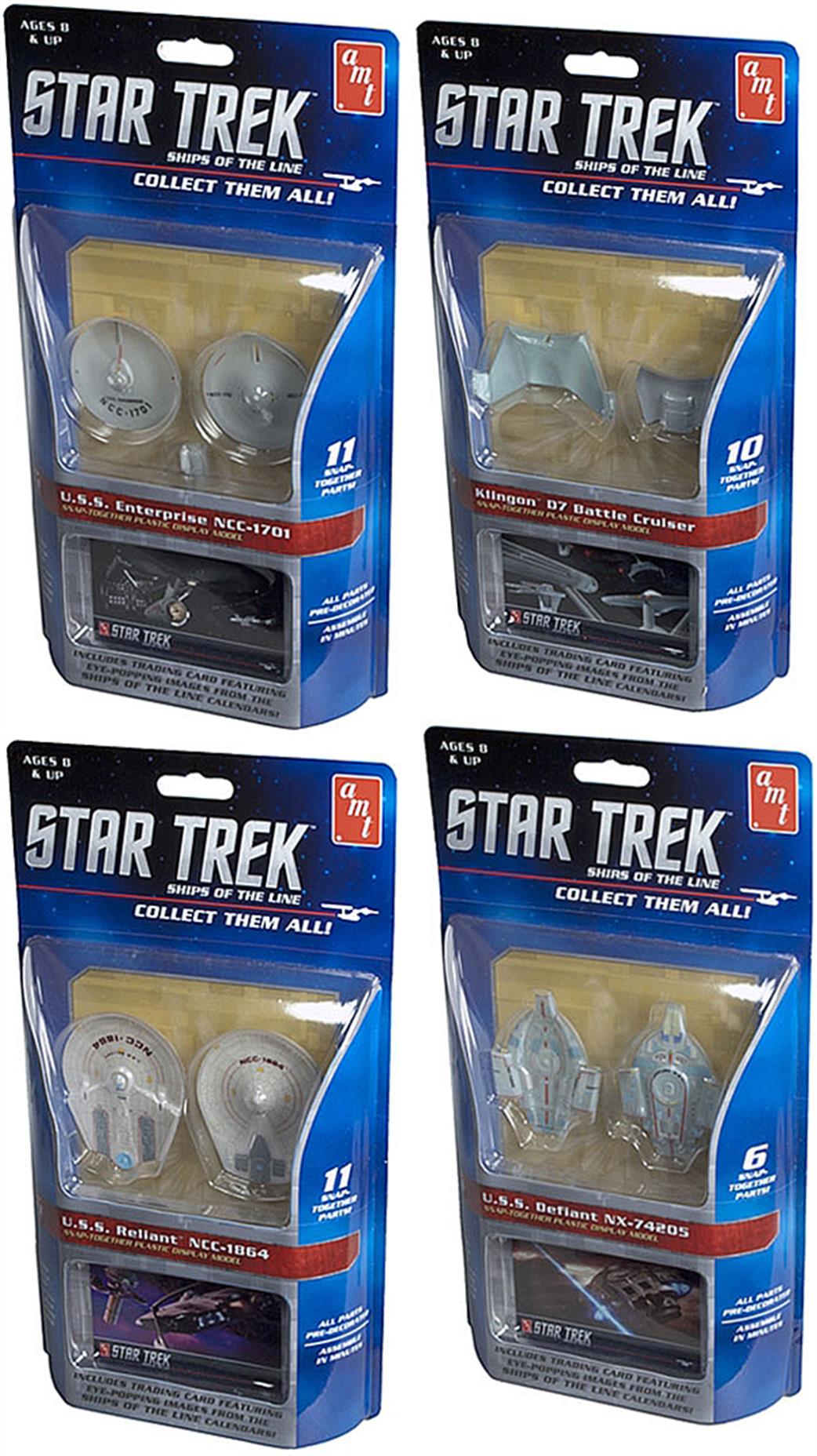 AMT/ERTL 1/2500 AMT914/12 Star Trek Ship of the Line Collectable includes Trading Card