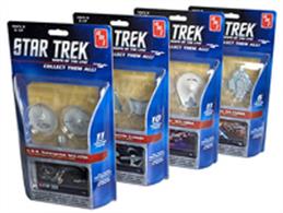 AMT/ERTL 1/350 Star Trek Ship of the Line Collectable includes Trading Card AMT914/12One of Assorted Please choose one- USS Reliant NCC-1864, USS Enterprise NCC-1701,Klingon D7 Battle Cruiser, USS Defiant NX-7420S.Snap Together Assembly
