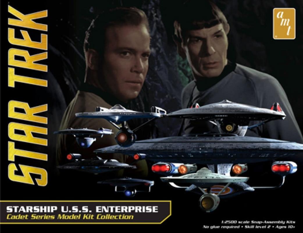AMT/ERTL 1/2500 AMT954 USS Enterprise Box Set Cadet Series from Star Trek