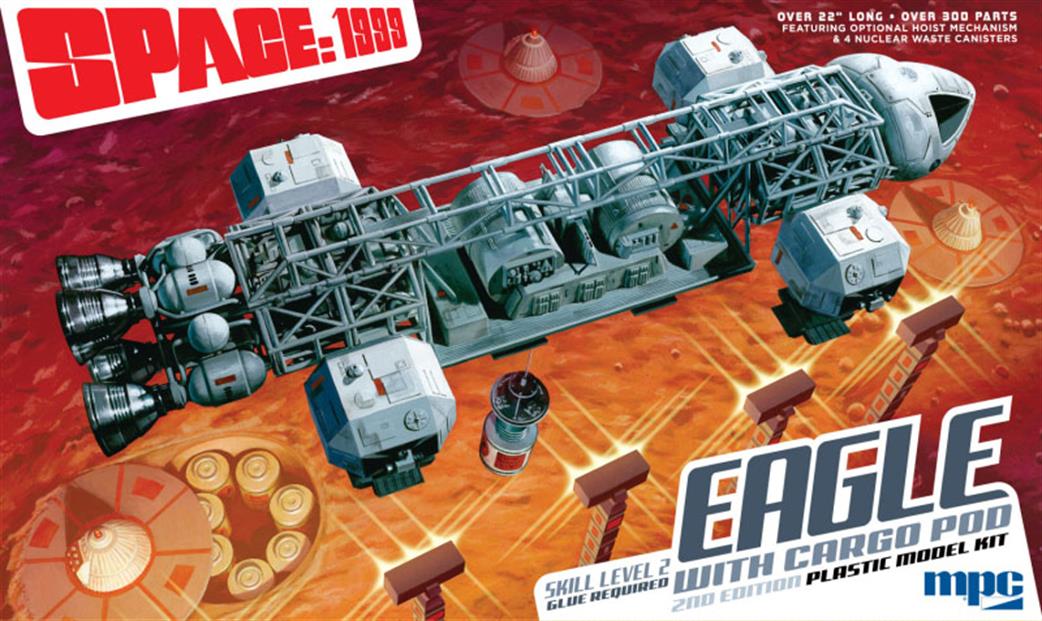 MPC 1/48 MPC880 Eagle Transporter with Cargo Pod from Space 1999 Model Scale Kit