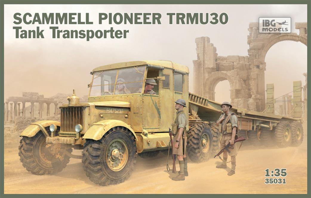 IBG Models 1/35 35031 Scammell Pioneer TRMU30 Tank Transporter Kit