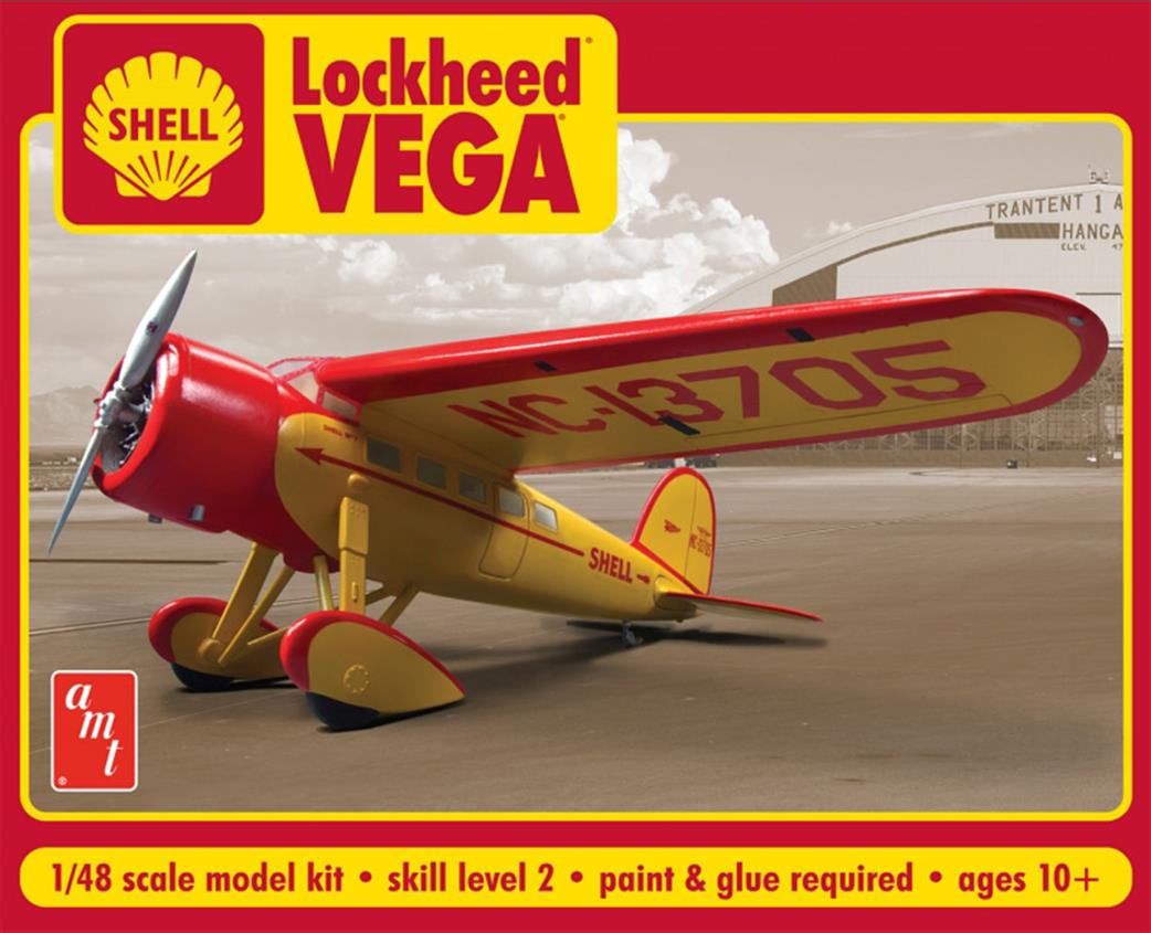 AMT/ERTL 1/48 AMT950 Shell Oil Lockheed Vega Kit