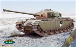 ACE Models 72425 1/72 Scale British Centurion Mk.3 Main Battle Tank (Korean war)The kit includes one piece flexible tracks and some photo etched parts. Decals and instructions are supplied.Glue and paints are required to assemble and complete the model (not included)