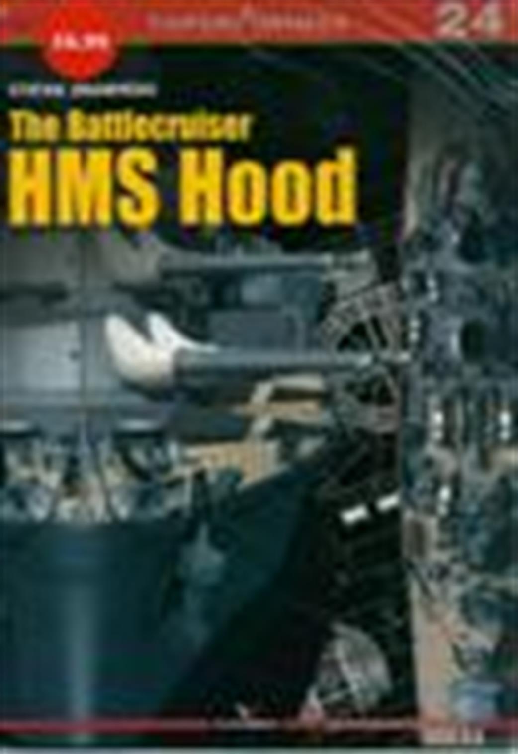 9788364596612 Battlecruiser HMS Hood Super Drawing in 3D by Stefan Draminski